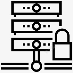 数据库保护数据安全数据库互联网图标高清图片