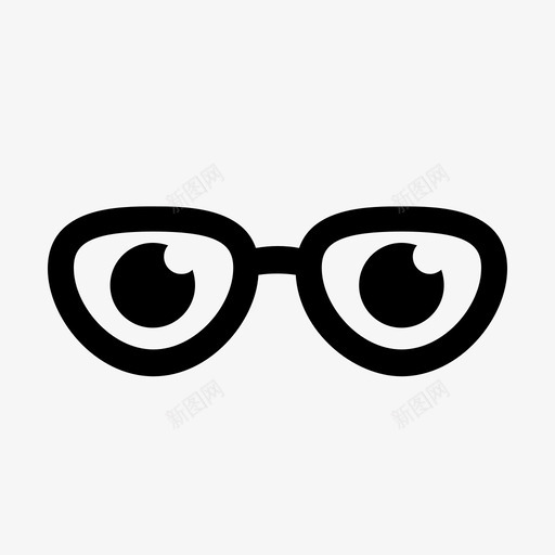 眼镜背包客旅游图标svg_新图网 https://ixintu.com 度假 旅游 眼镜 背包客
