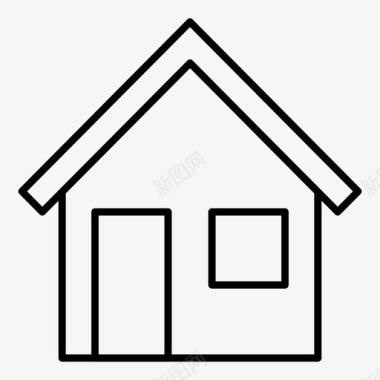 住宅房地产客房图标图标