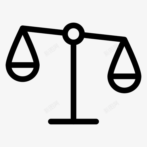 规模平衡正义图标svg_新图网 https://ixintu.com 平衡 房地产 房地产实线图标 正义 法律 规模