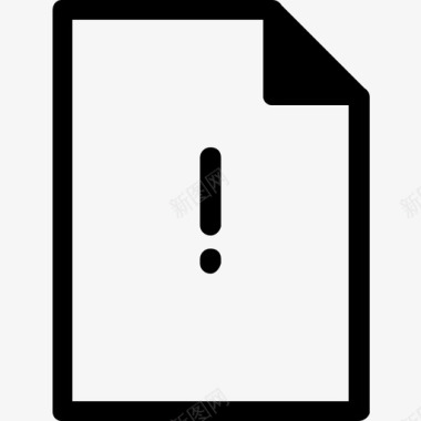 文件警告文件标志符号图标图标