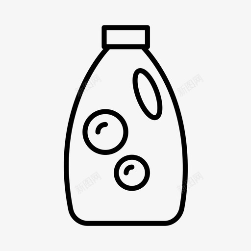 洗涤液瓶子清洁剂图标svg_新图网 https://ixintu.com 产品 洗涤液 洗衣粉 清洁剂 瓶子