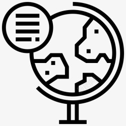 stem教育地球教育知识图标高清图片
