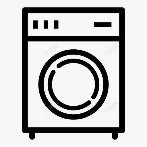 洗衣机清洁剂设备图标svg_新图网 https://ixintu.com 房屋 洗衣房 洗衣机 清洁剂 电子商店 设备