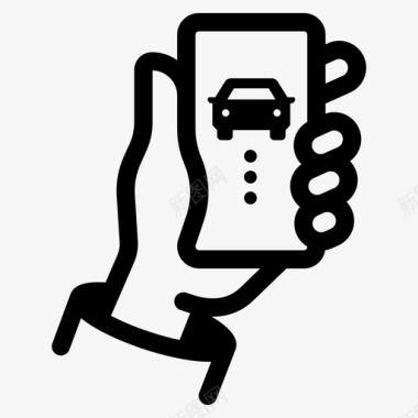 出租车呼叫移动应用程序出租车应用程序图标图标