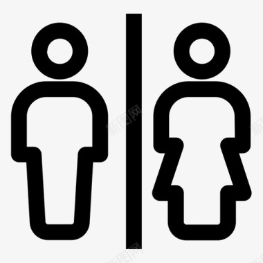卫生间女卫生间男女卫生间图标图标