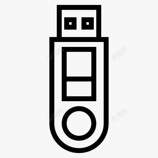 闪存驱动器数据设备图标svg_新图网 https://ixintu.com U盘 usb 小工具 技术 数据 设备 闪存驱动器