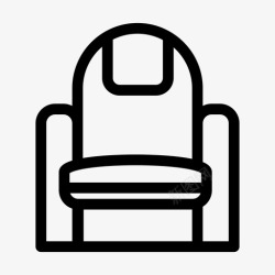 娱乐观众剧院座位观众席椅子图标高清图片