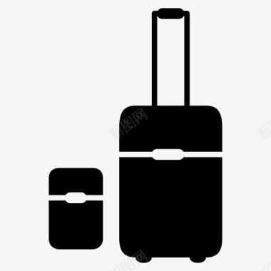 行李包假日图标图标