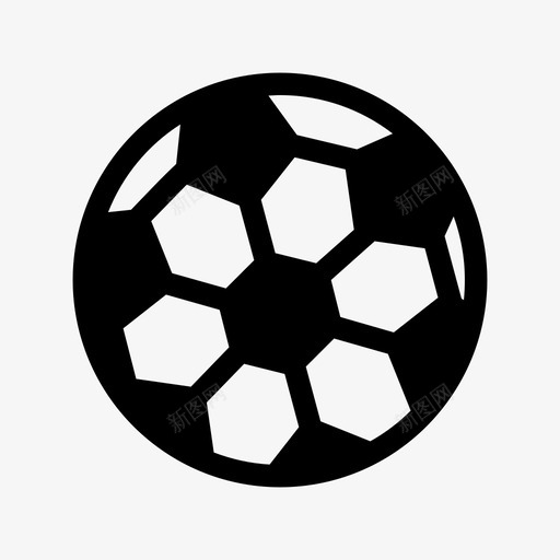 球足球足球装备图标svg_新图网 https://ixintu.com 游戏 球 足球 足球装备