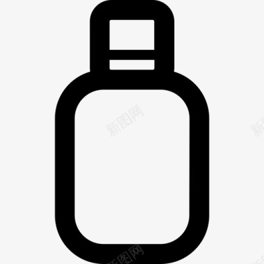 洗发水美容瓶子图标图标