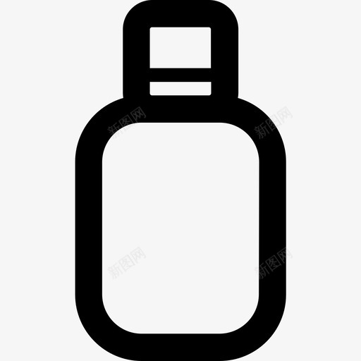洗发水美容瓶子图标svg_新图网 https://ixintu.com 化妆品 单身生活图标包 容器 旅行 洗发水 瓶子 美容