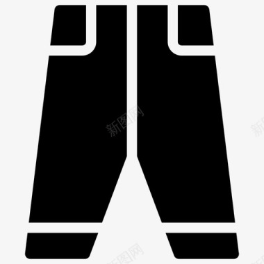 牛仔裤连衣裙裤子图标图标