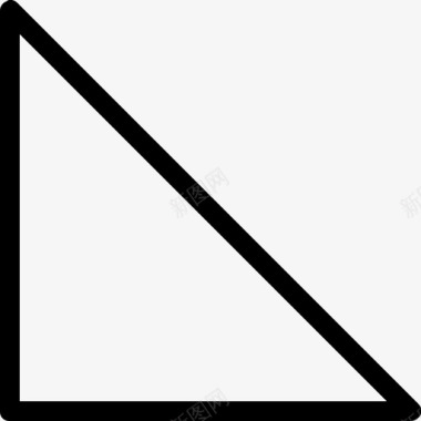 三角形几何学家图标图标