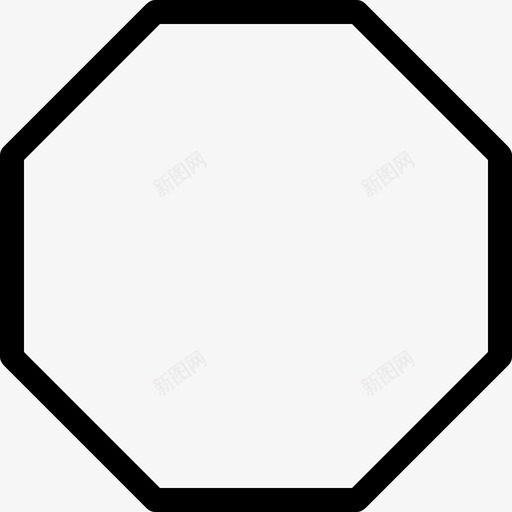 八角形几何学家图标svg_新图网 https://ixintu.com 八角形 几何学家