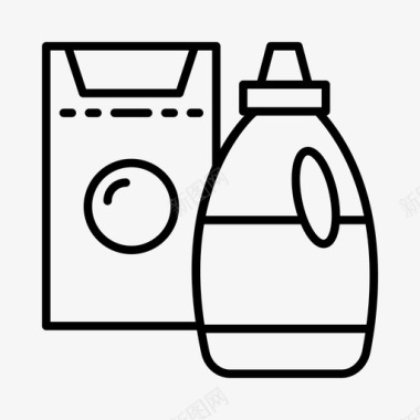 洗衣房家政家务图标图标