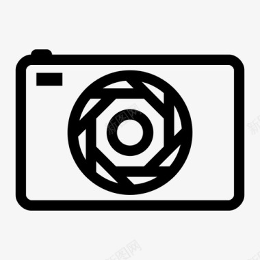 数码相机相机闪光灯相机镜头图标图标