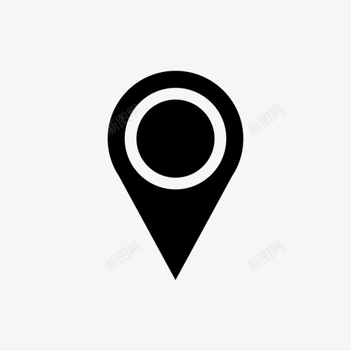 gps目的地地图图标svg_新图网 https://ixintu.com gps 位置 地图 地图针 标记 目的地