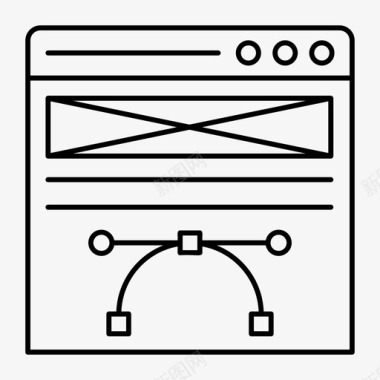 收件箱bezier浏览器图标图标