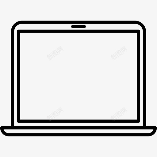 笔记本电脑macbookpc图标svg_新图网 https://ixintu.com macbook pc 其他 笔记本电脑