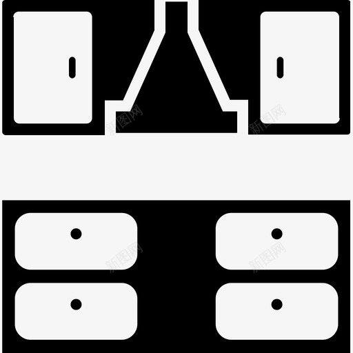 厨房家庭内部厨房橱柜图标svg_新图网 https://ixintu.com 内部和装饰字形图标 厨房 厨房单元 厨房家具 厨房橱柜 家庭内部