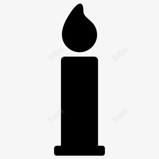 蜡烛生日烛光图标svg_新图网 https://ixintu.com 派对 烛光 生日 蜡烛 蜡烛棒
