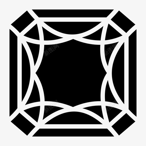 发光钻石宝石图标svg_新图网 https://ixintu.com 发光 宝石 形状 抛光 钻石 钻石形状