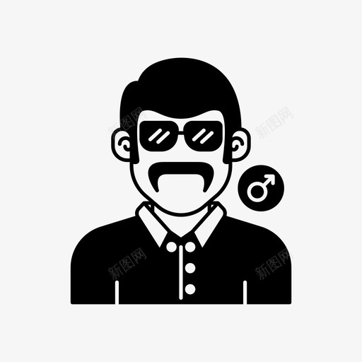 校长头像眼镜图标svg_新图网 https://ixintu.com 人 化身 头像 校长 男人 眼镜 胡子