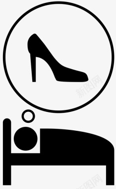 鞋梦鞋跟图标图标