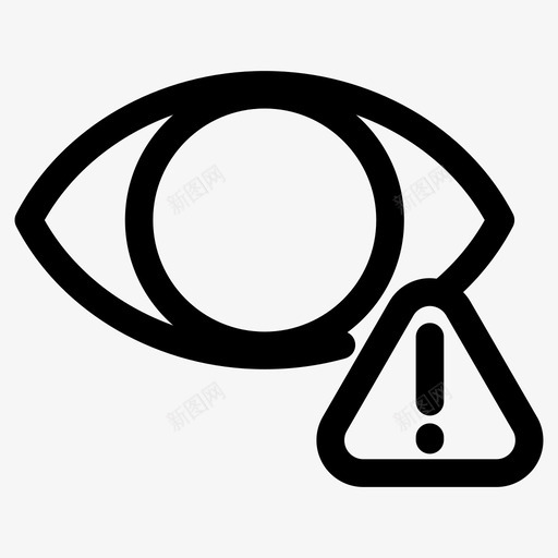 显示错误眼睛错误图标集svg_新图网 https://ixintu.com 显示错误 眼睛 错误图标集