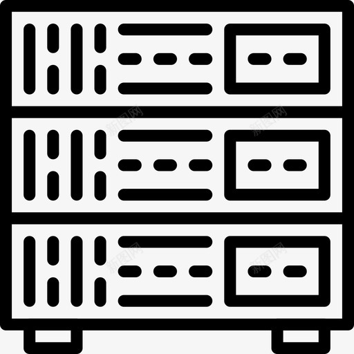 服务器应用程序按钮图标svg_新图网 https://ixintu.com Pretyconsessentials大纲 交互 应用程序 按钮 文件 服务器 通信