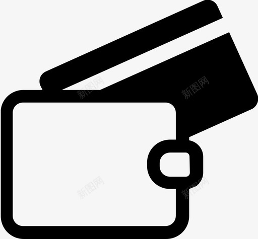 钱包卡信用卡钱图标svg_新图网 https://ixintu.com 信用卡 消费 购物 钱 钱包卡