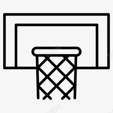 篮球圈运动瘦图标图标