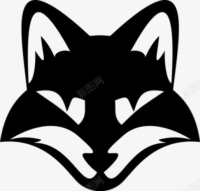 狐狸头动物野生图标图标