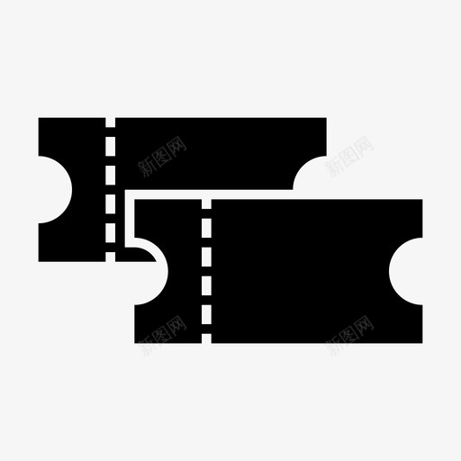 优惠券商务折扣图标svg_新图网 https://ixintu.com 优惠券 商务 存根 折扣 机票 通行证