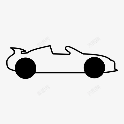 超级汽车快速赛车图标svg_新图网 https://ixintu.com 快速 汽车 赛车 超级汽车 跑车