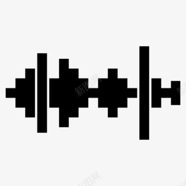 声波多媒体音乐图标图标