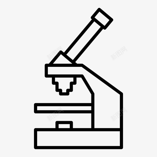 显微镜实验室观察图标svg_新图网 https://ixintu.com 实验室 教育 显微镜 研究 科学 观察