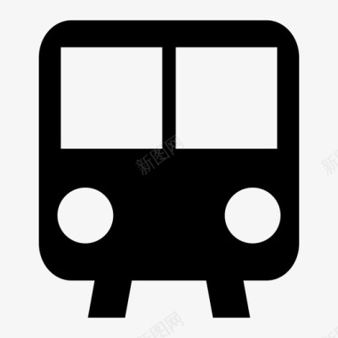 火车通勤机器图标图标