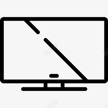 电视屏幕技术小玩意图标图标