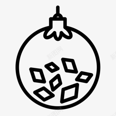 采购产品圣诞树装饰品圣诞树装饰品球图标图标