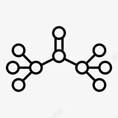 二甲基亚砜化学分子图标图标