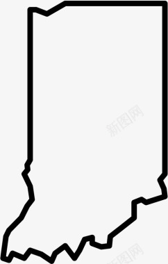 印第安纳州美国印第安纳波利斯图标图标