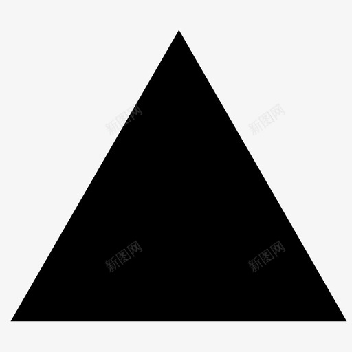 三角形等边多边形图标svg_新图网 https://ixintu.com 三角 三角形 多边形 形状 等边