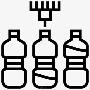 瓶子工厂工业图标图标