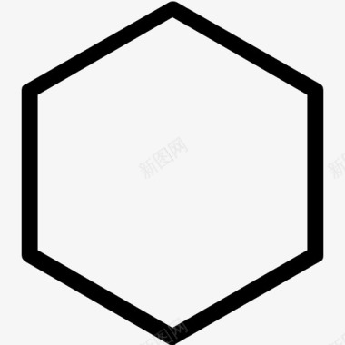 六边形几何学家图标图标