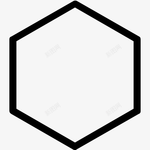 六边形几何学家图标svg_新图网 https://ixintu.com 六边形 几何学家