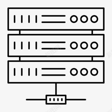 存储数据中心数据库图标图标