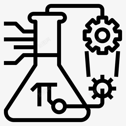 stem教育数学科学图标svg_新图网 https://ixintu.com stem教育 学习 技术 数学 科学