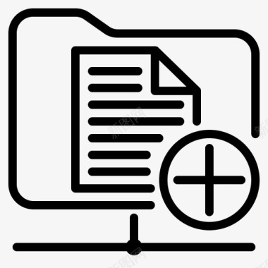 添加网络文件夹目录文档图标图标